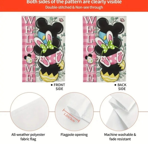 NWT Disney Easter Flag - Picture 7 of 7